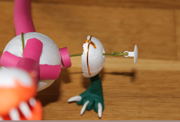 stage 13 -  attaching legs